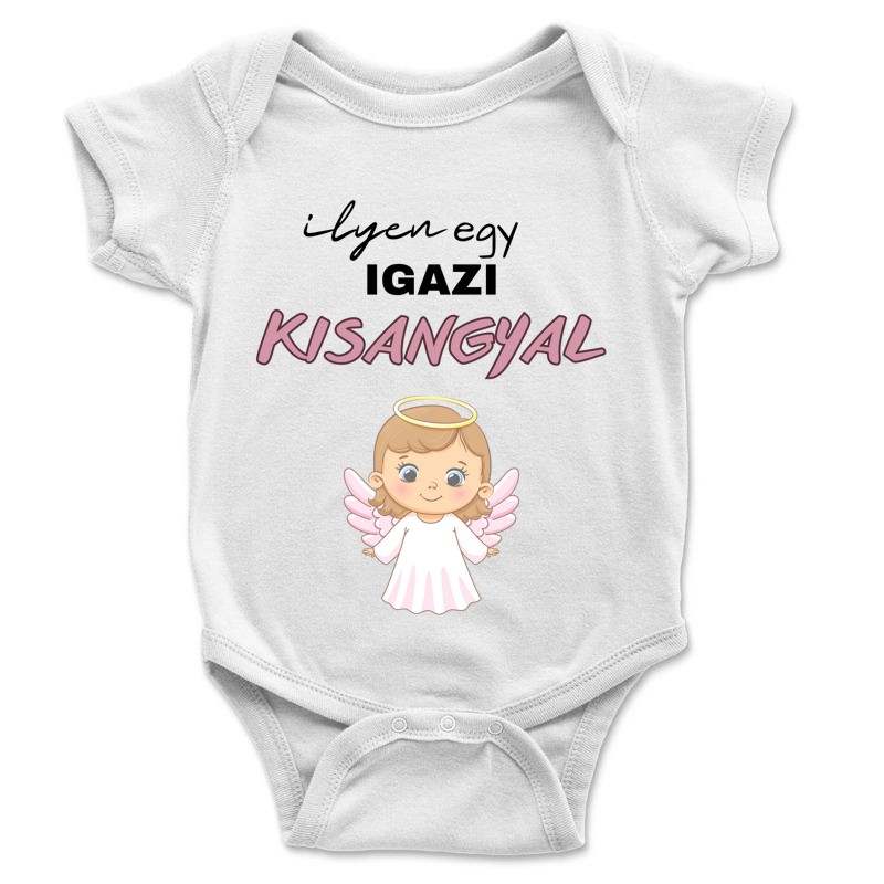Baba body Ilyen egy igazi kisangyal - rózsaszín