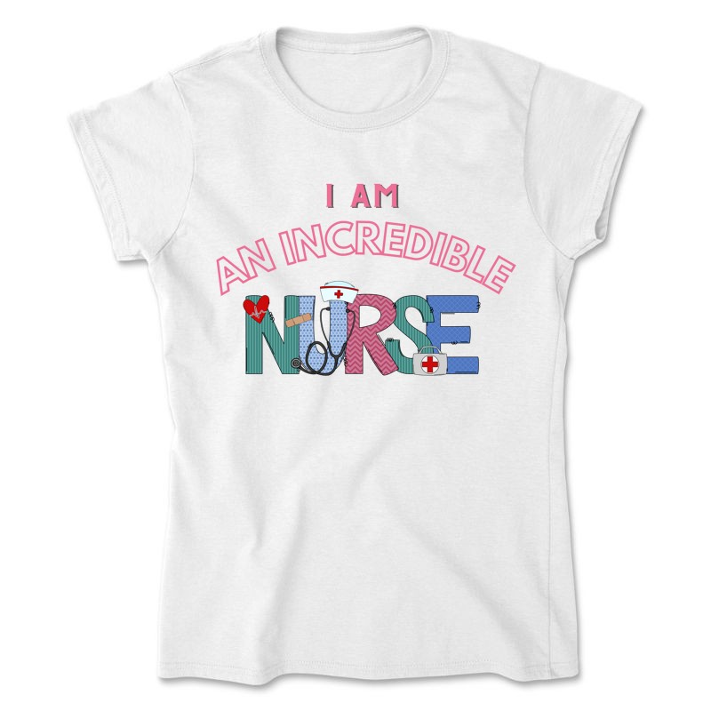 Női póló Nővérke, Nurse, Ápoló