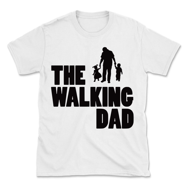 Gyerek póló The walking dad apáknak