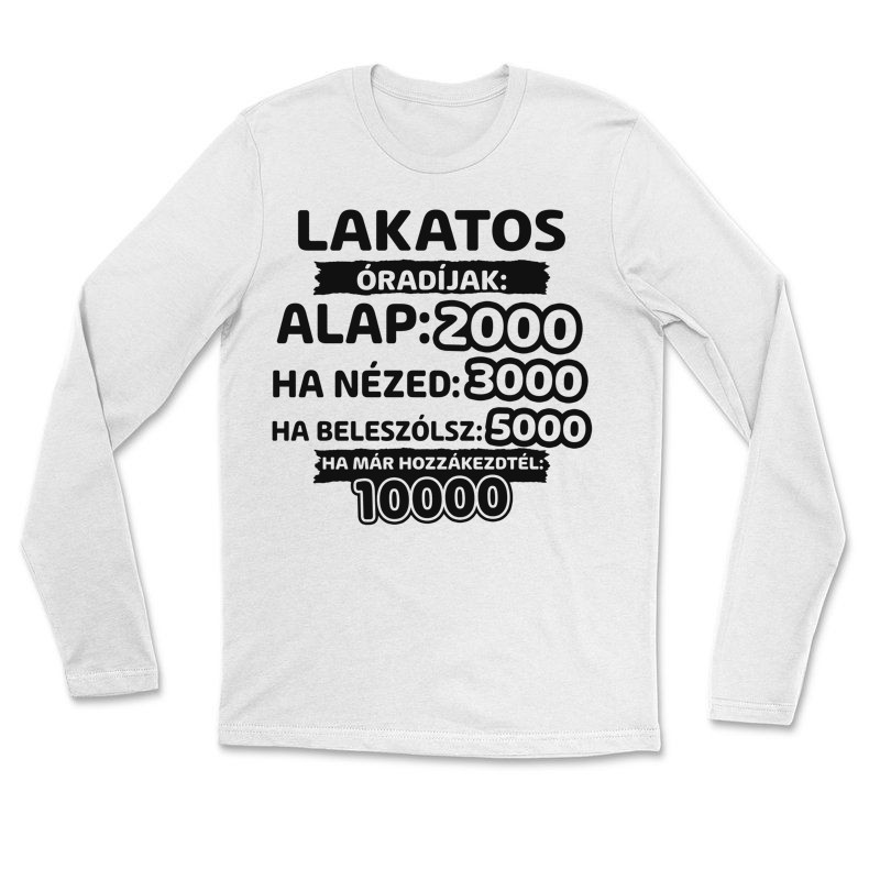 Gyerek hosszú ujjú póló Lakatos óradíjak