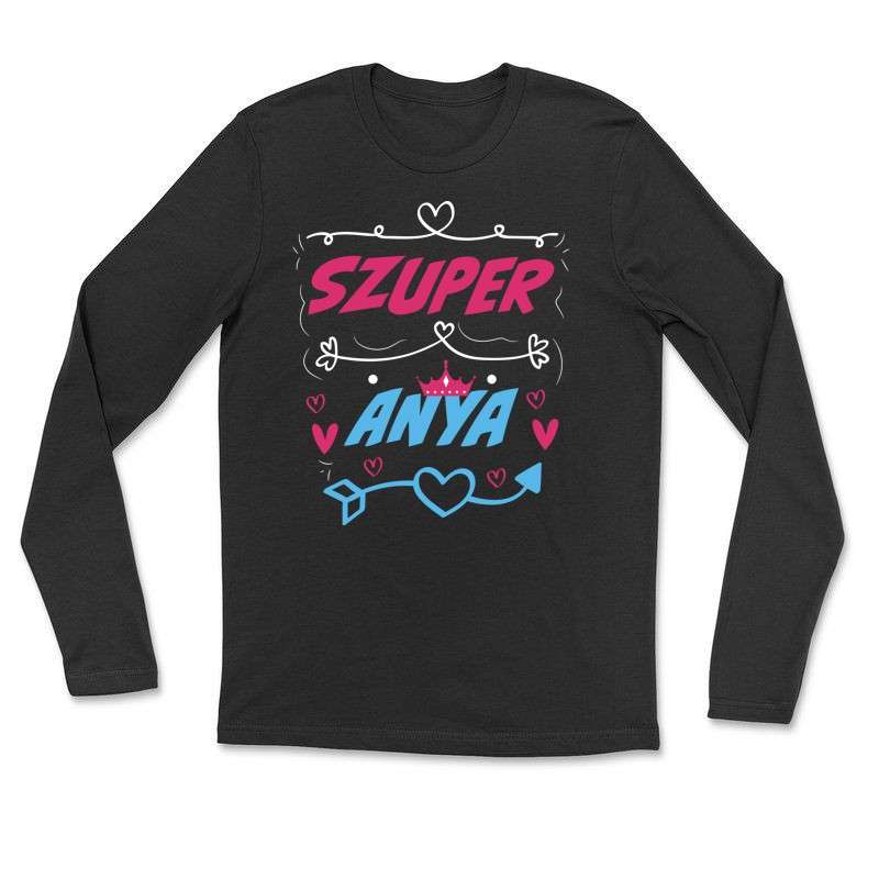 Gyerek hosszú ujjú póló Szuper anya