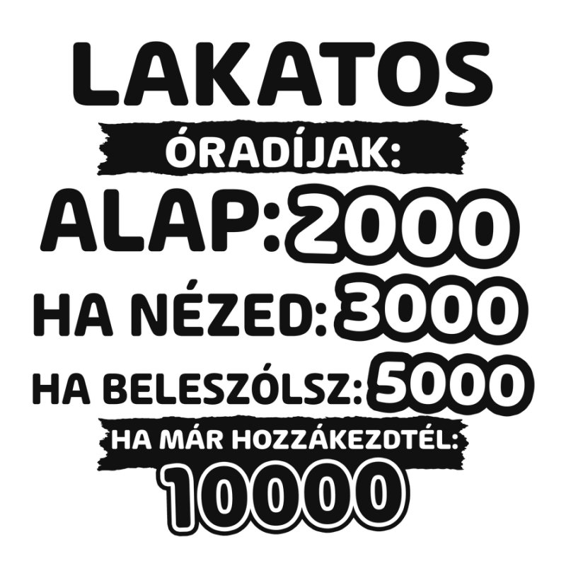 Lakatos óradíjak