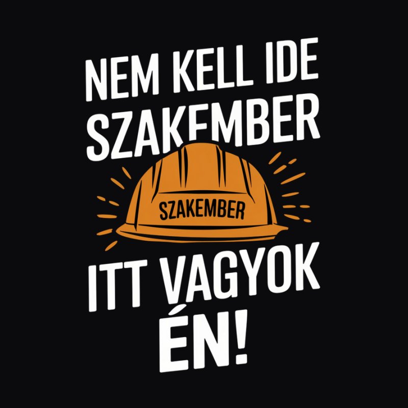 Nem kell ide szakember itt vagyok én