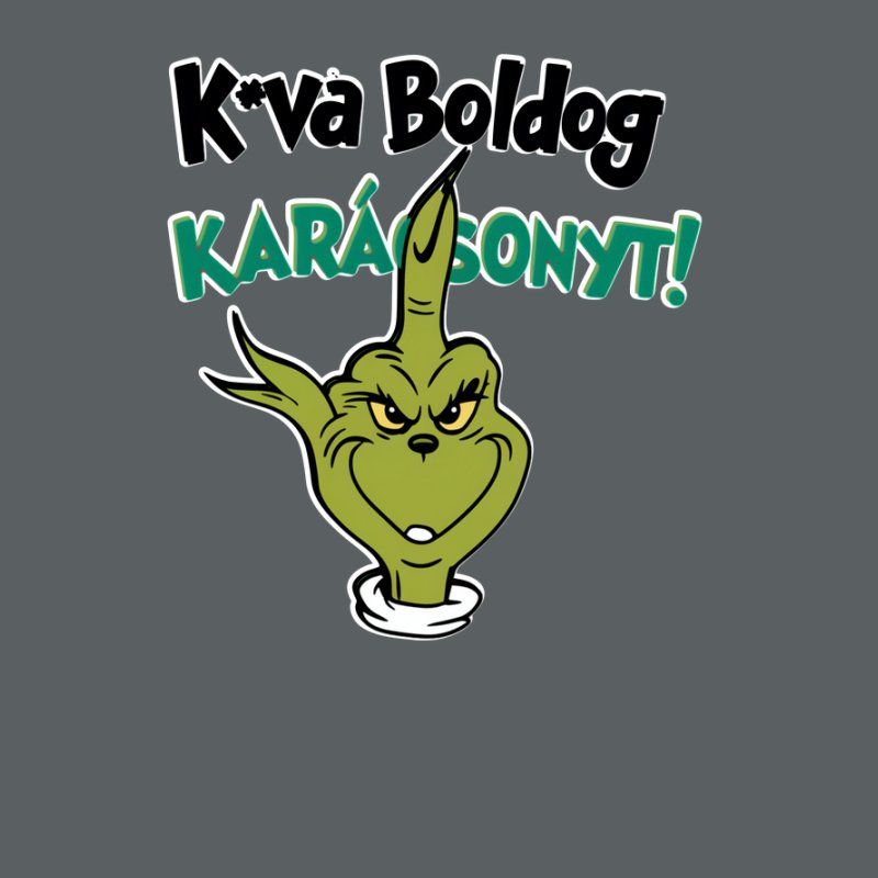 Kurva Boldog karácsonyt grinch kabde kéz