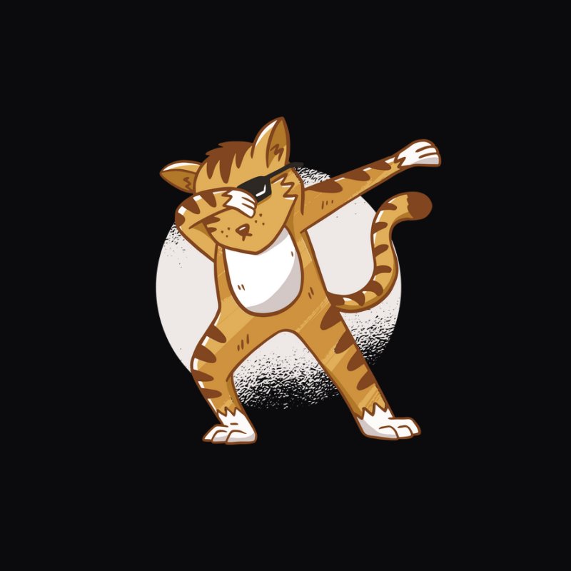 Dabbing Cat