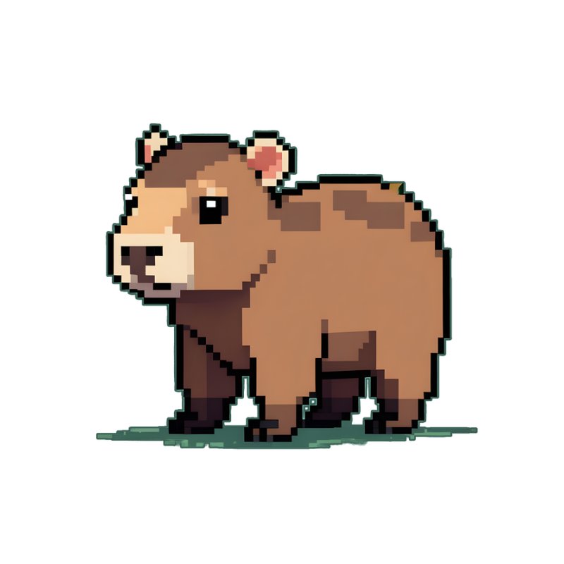 Pixel capybara