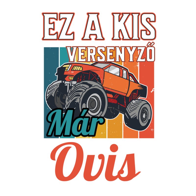 Ez a kis versenyző már ovis