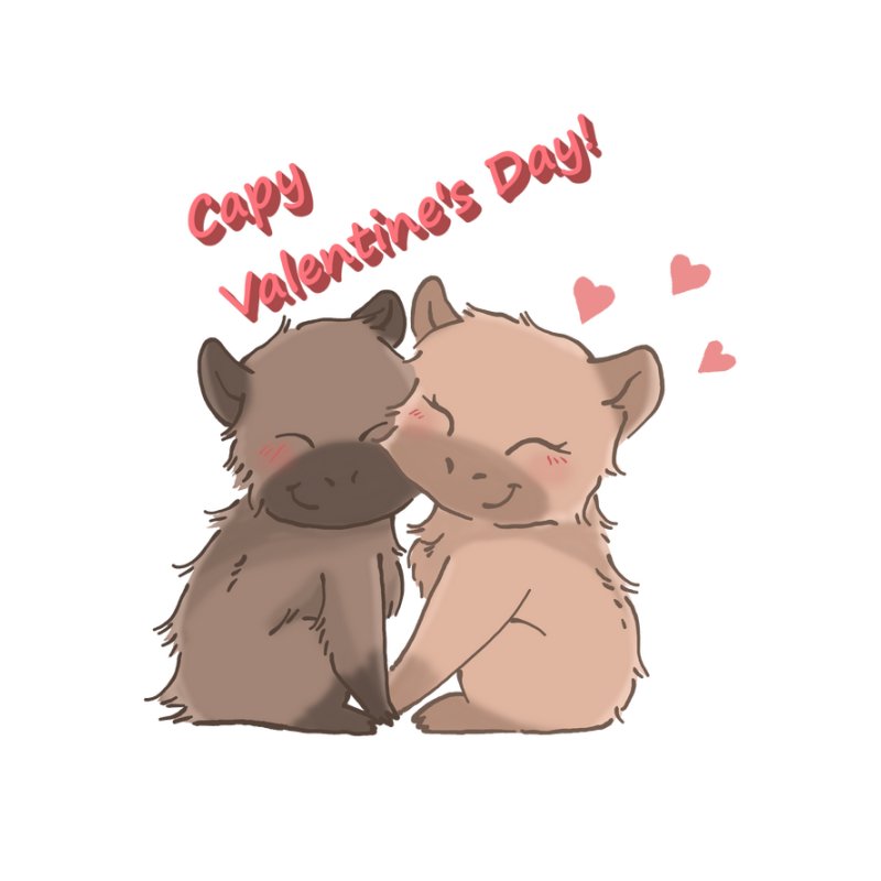 Valentin napi capybara