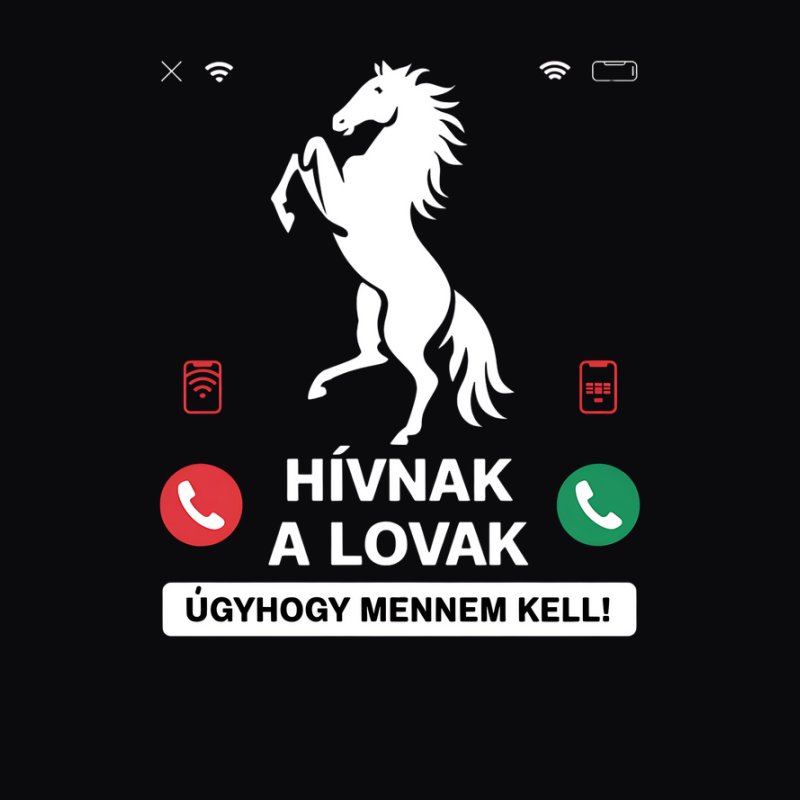 Hívnak a lovak mennem kell