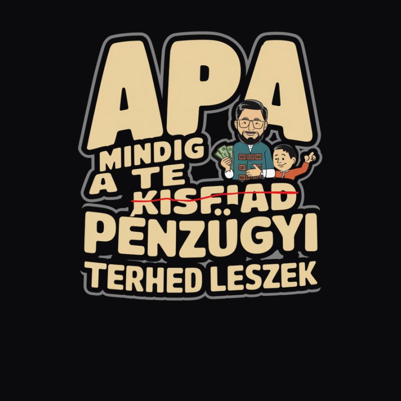 Apa én mindig a te pénzügyi terhed leszek fiús