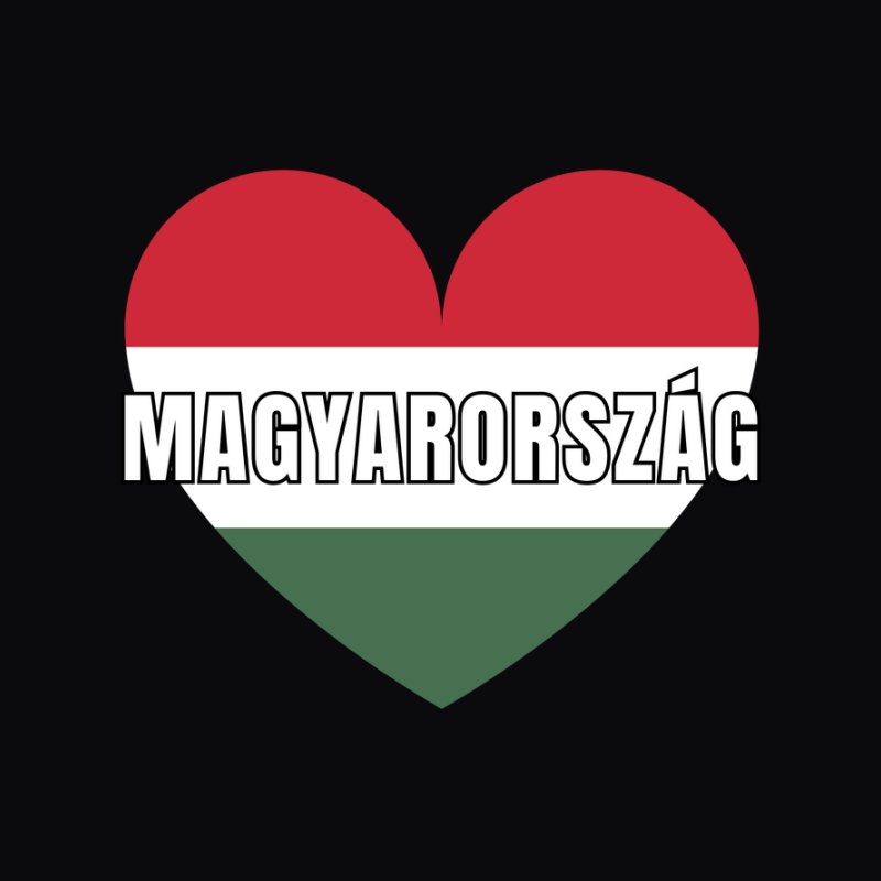 Magyarország, Magyar szív, Szurkolói design