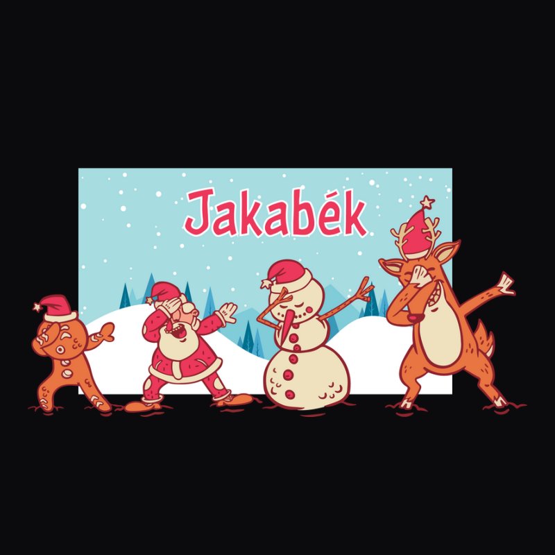 Családi karácsonyi dabbing