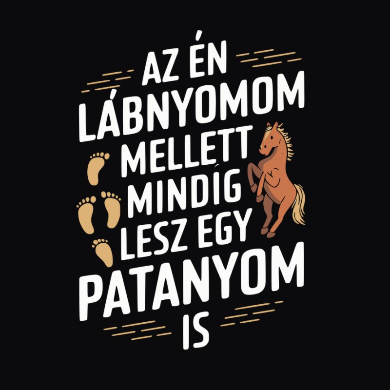 Az én lábnyomom, pata nyom