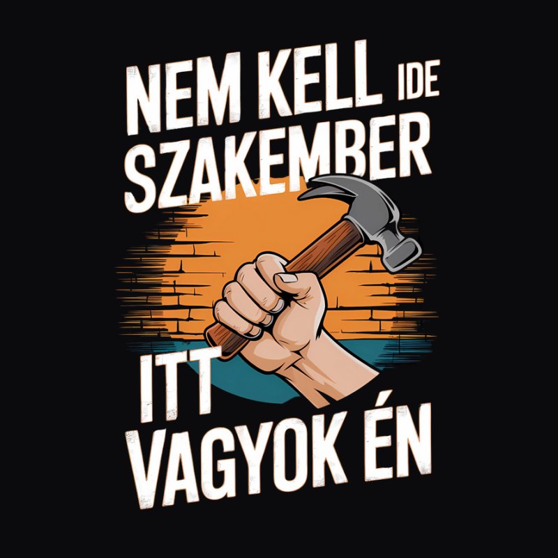 Nem kell ide szakember itt vagyok én