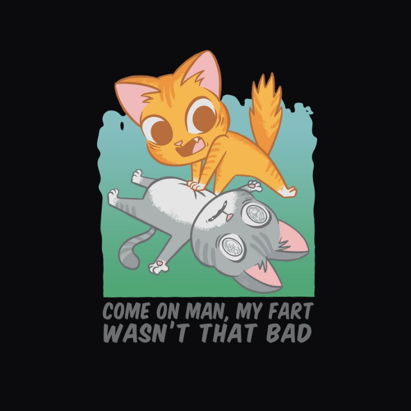 Cartoon cat fart