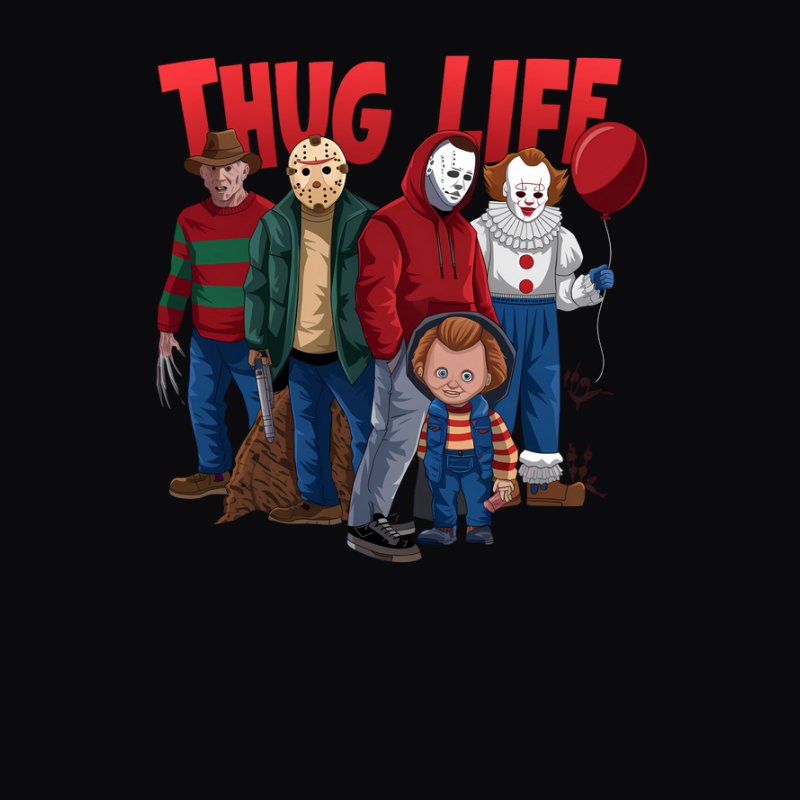 Thug life horror filmes karakterek