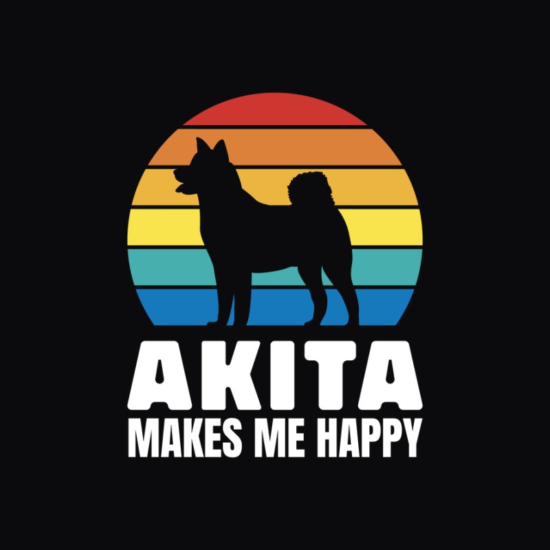 Akita Makes Me Happy