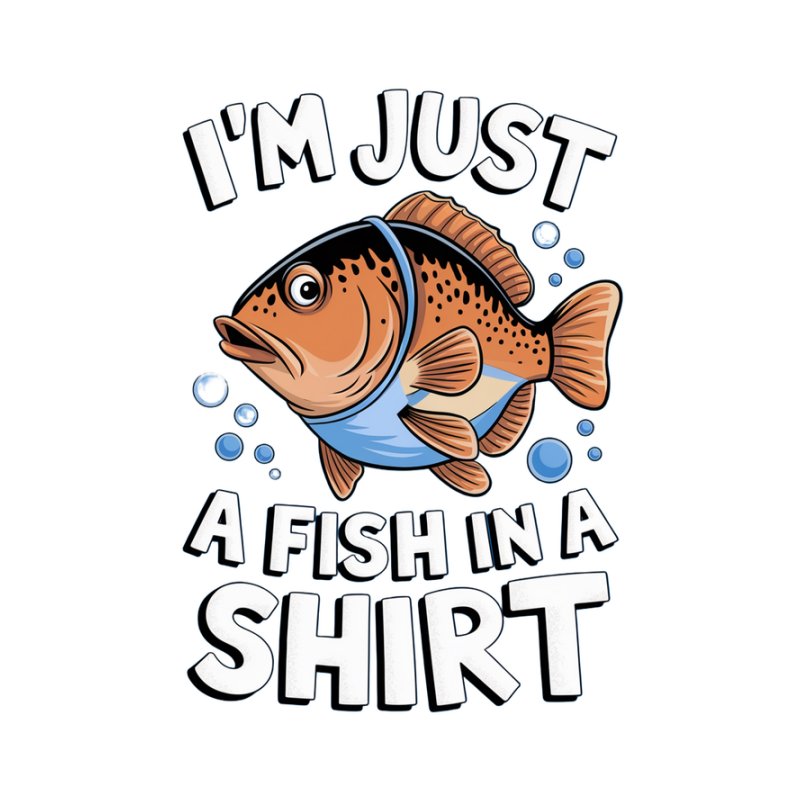 A fish in a shirt