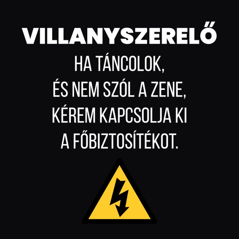 Villanyszerelő, kérem kapcsolja ki a főbiztosítékot