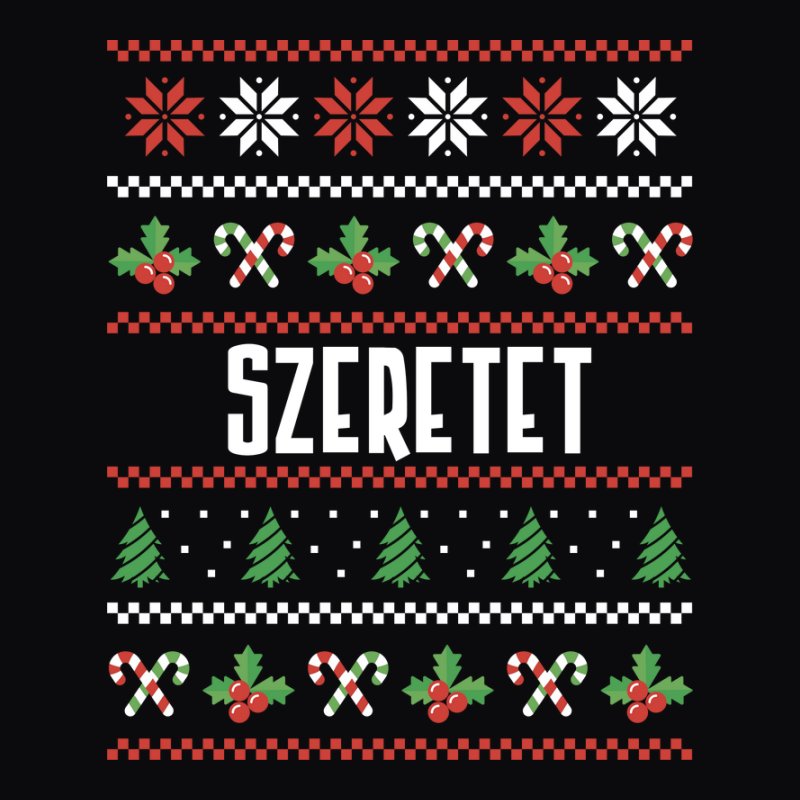 SZERETET UGLY KARÁCSONYI PÓLÓ