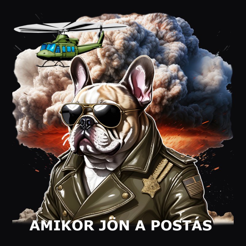 Amikor jön a postás - francia bulldog