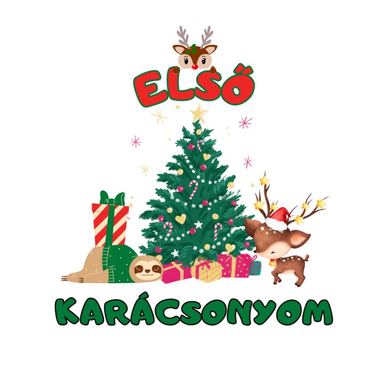 Első karácsonyom karácsonyi minta