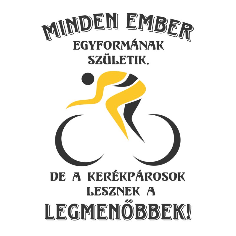 Menő kerékpáros