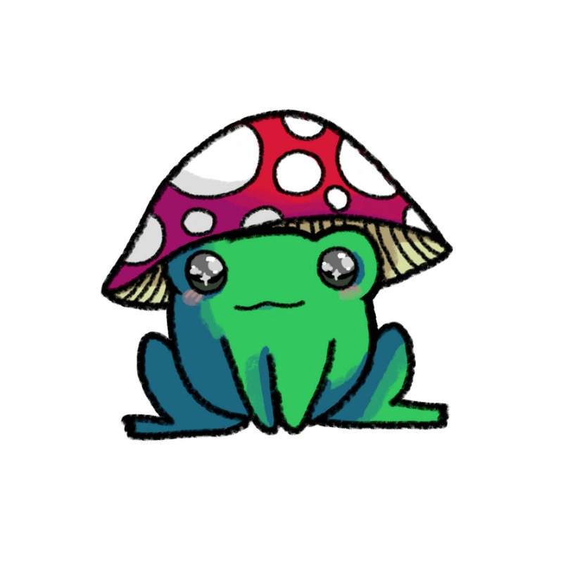 Gomba kalapos béka