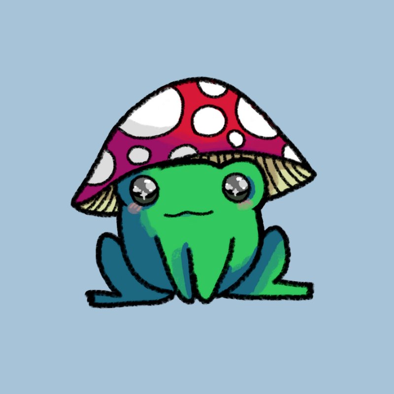Gomba kalapos béka