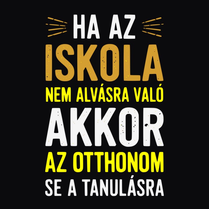 Ha az iskola Alvásra való