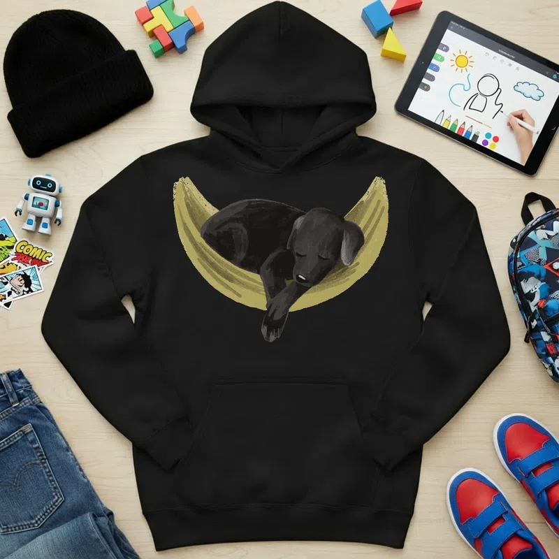 Gyerek kapucnis pulcsi