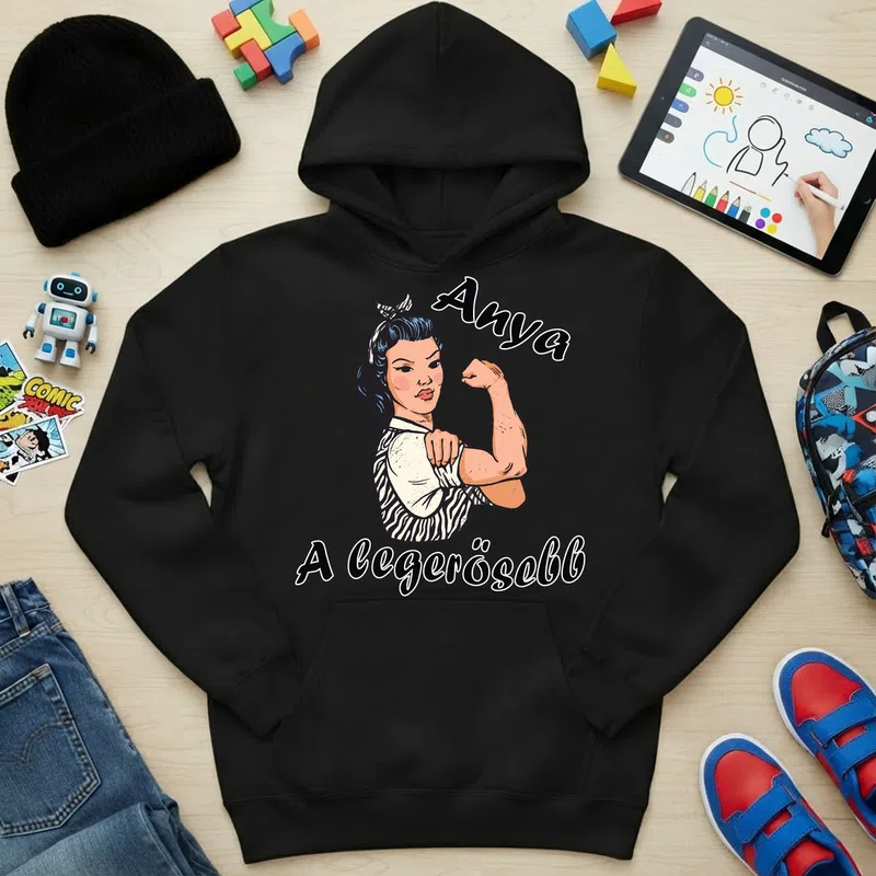 Gyerek kapucnis pulcsi