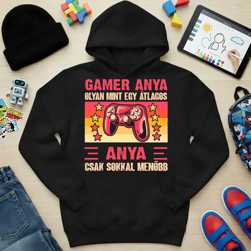 Gyerek kapucnis pulcsi