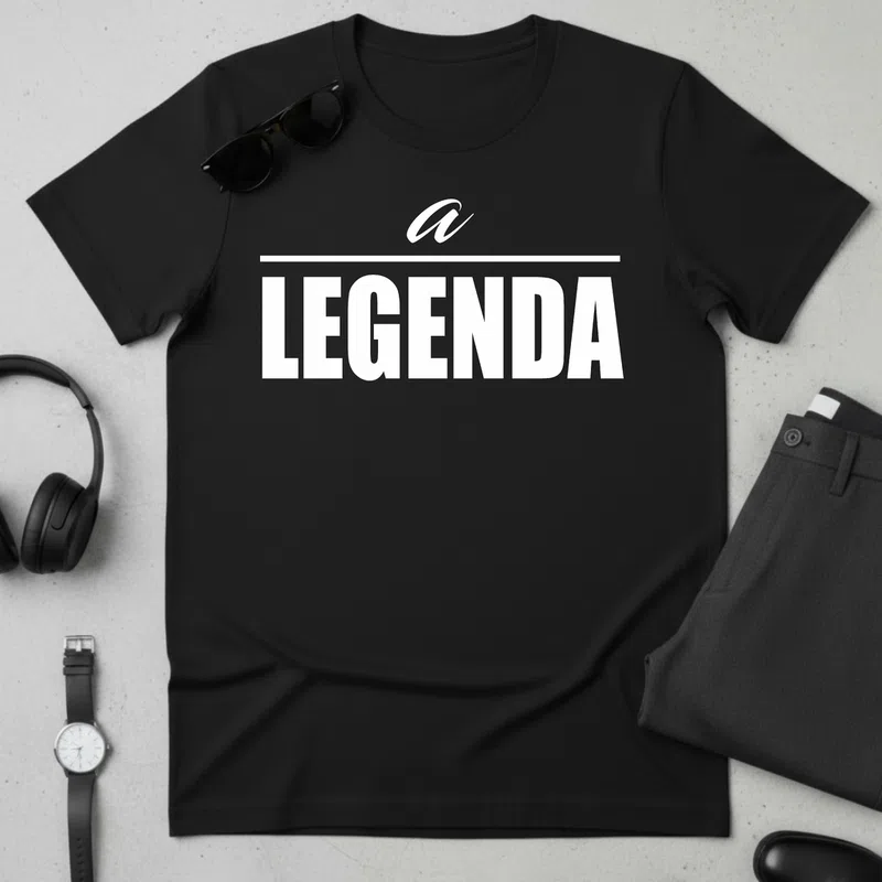 A LEGENDA1 Család Apának - Férfi póló - Fekete - Család - Apának