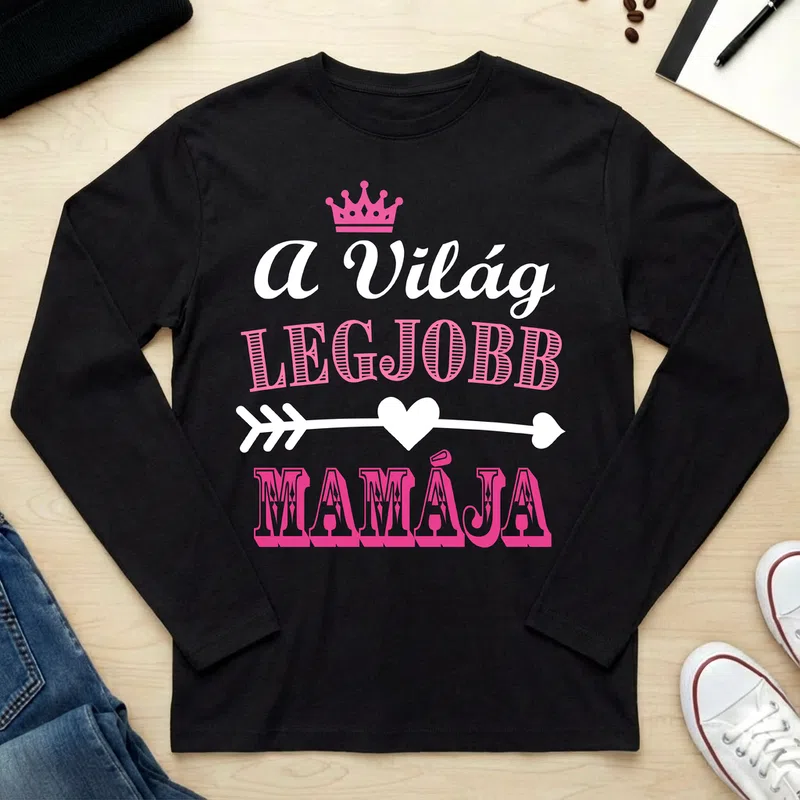 Unisex hosszú ujjú póló