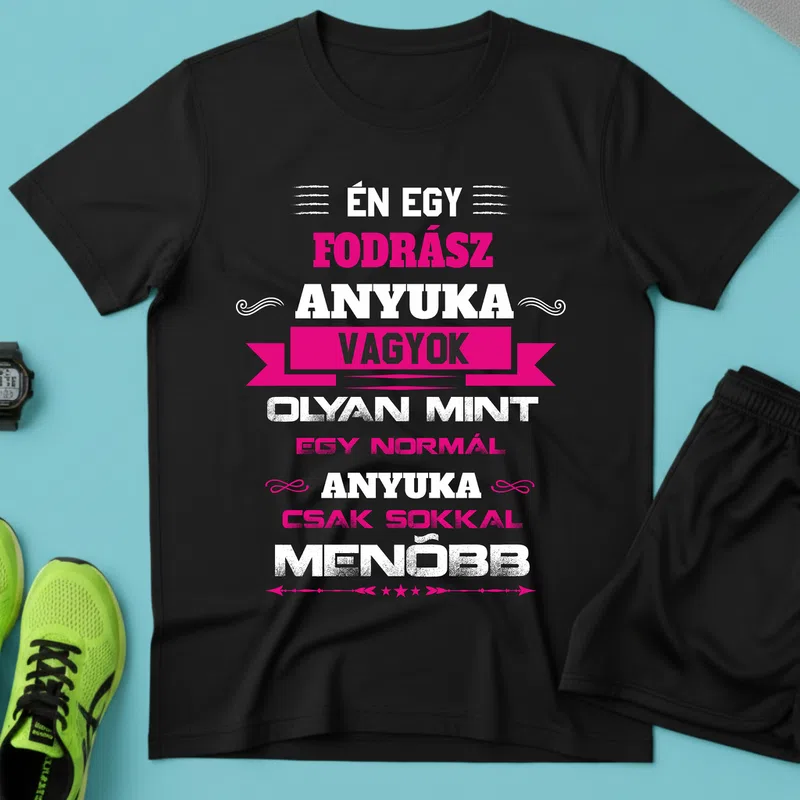 fodrász Anya Foglalkozások - Férfi póló - Fekete - Foglalkozások - Fodrász