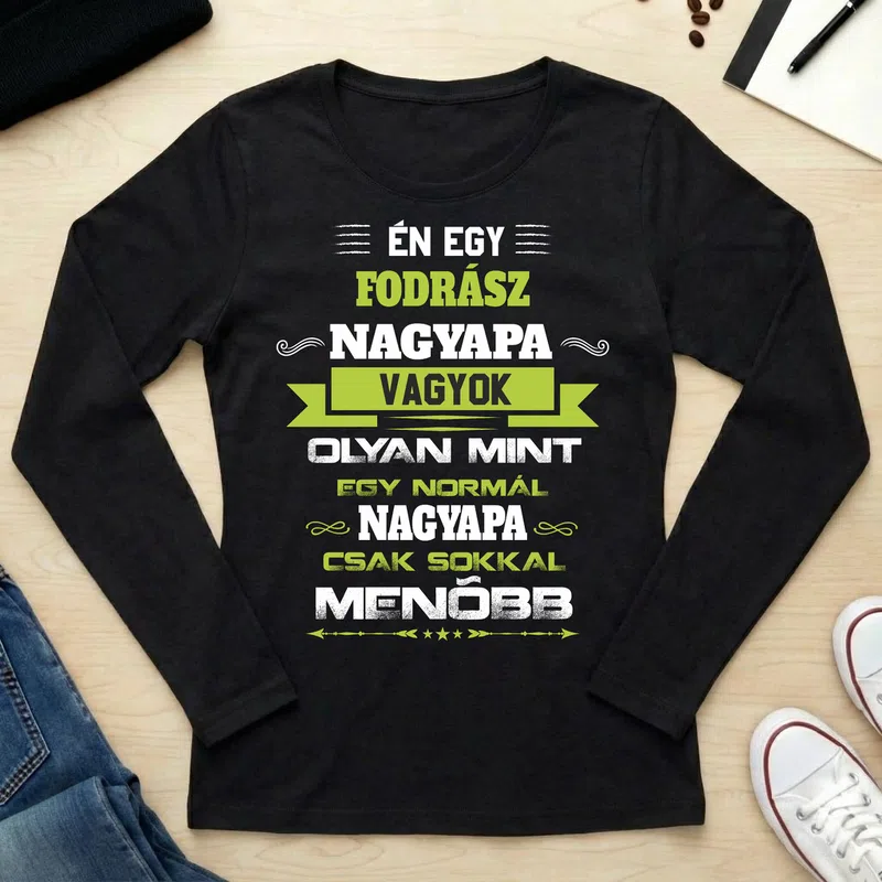 Női hosszú ujjú póló