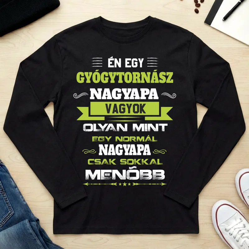 Unisex hosszú ujjú póló