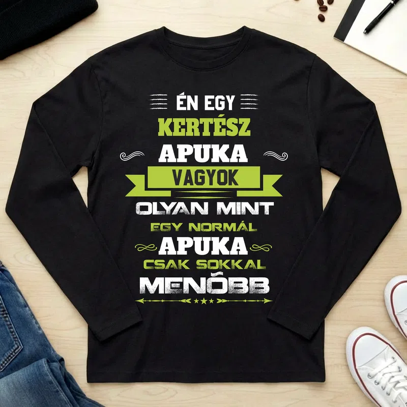 Unisex hosszú ujjú póló