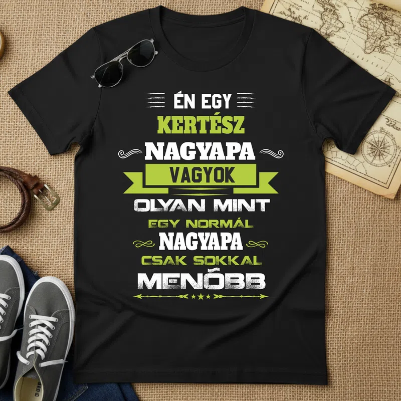 kertész Nagypapa Foglalkozások - Férfi póló - Fekete - Foglalkozások - Méhész