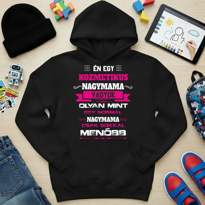 Gyerek kapucnis pulcsi