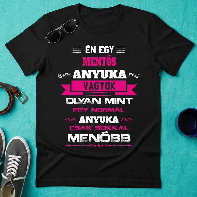 mentős Anya Foglalkozások - Férfi póló - Fekete - Foglalkozások - Mentős