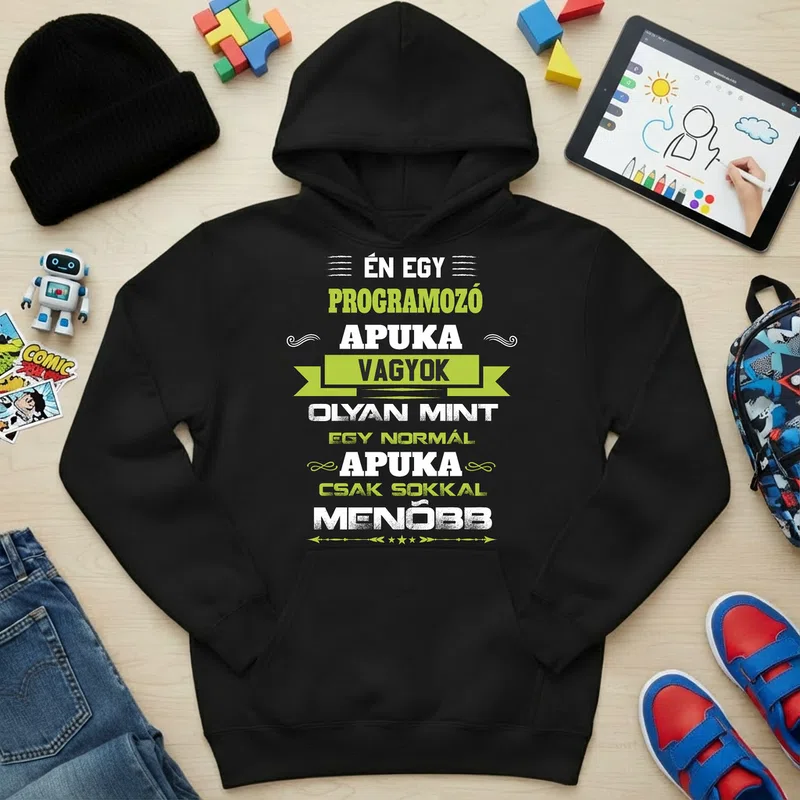 Gyerek kapucnis pulcsi