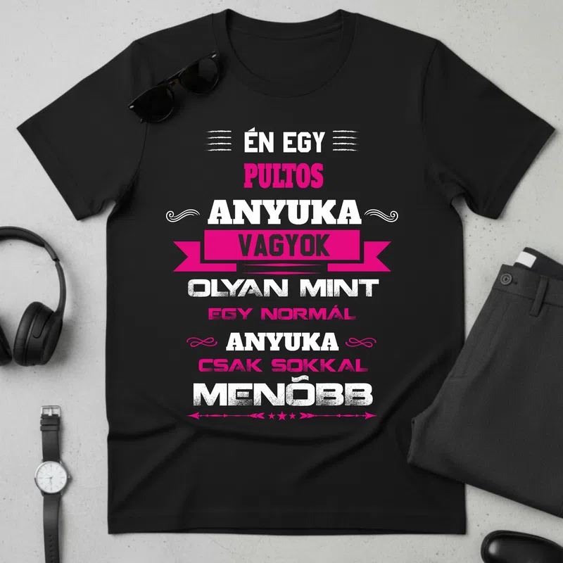 pultos Anya Foglalkozások - Férfi póló - Fekete - Foglalkozások - Pultos