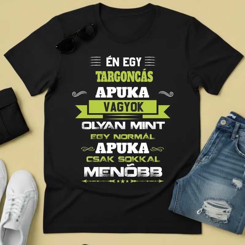 targoncás Apa Foglalkozások - Férfi póló - Fekete - Foglalkozások - Targoncás