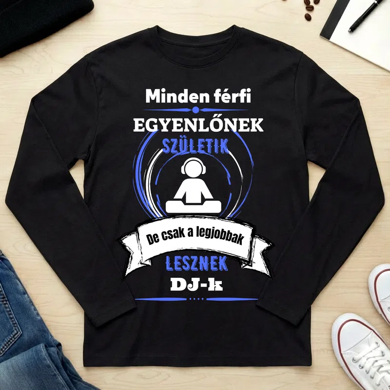 Unisex hosszú ujjú póló