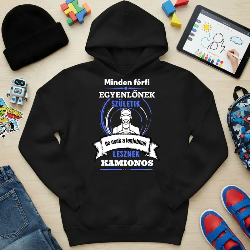 Gyerek kapucnis pulcsi