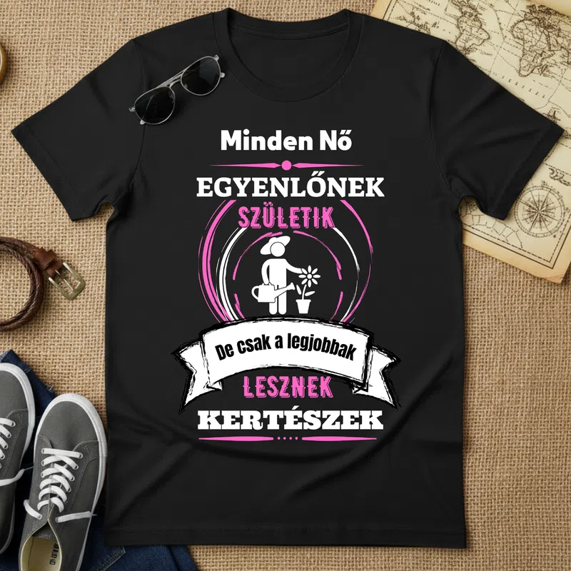 A legjobbak lesznek kertész Hobbi - Férfi póló - Fekete - Hobbi - Kertészkedés