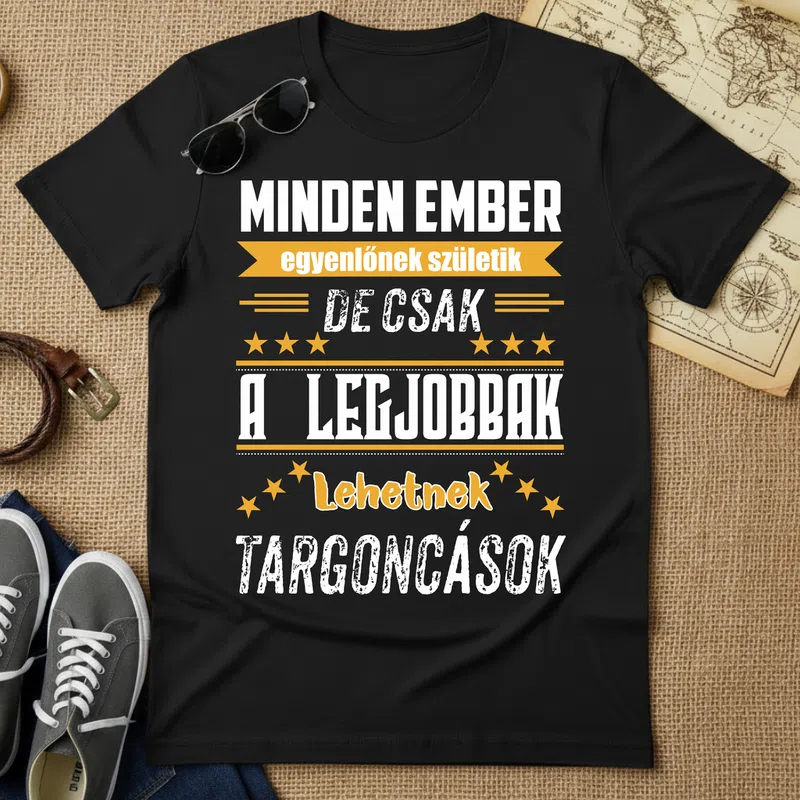 MINDEN EMBER - A legjobb targoncások Foglalkozások - Férfi póló - Fekete - Foglalkozások - Targoncás