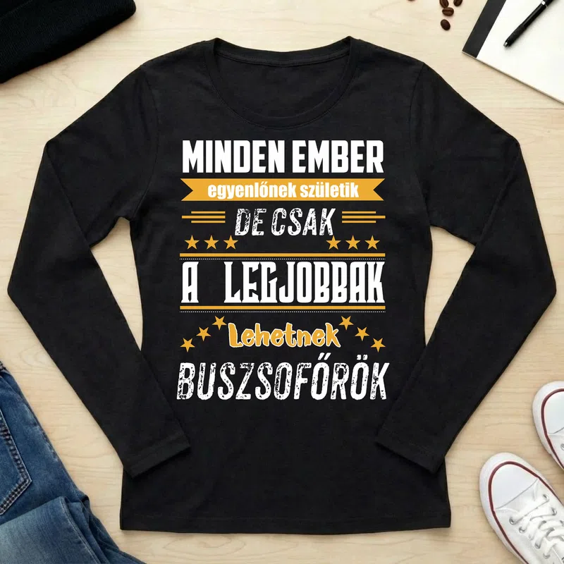 Női hosszú ujjú póló